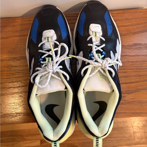 Nike Men's Chunky Sneaker in Black, Blue & Neon Yellow - Picture 3 of 10